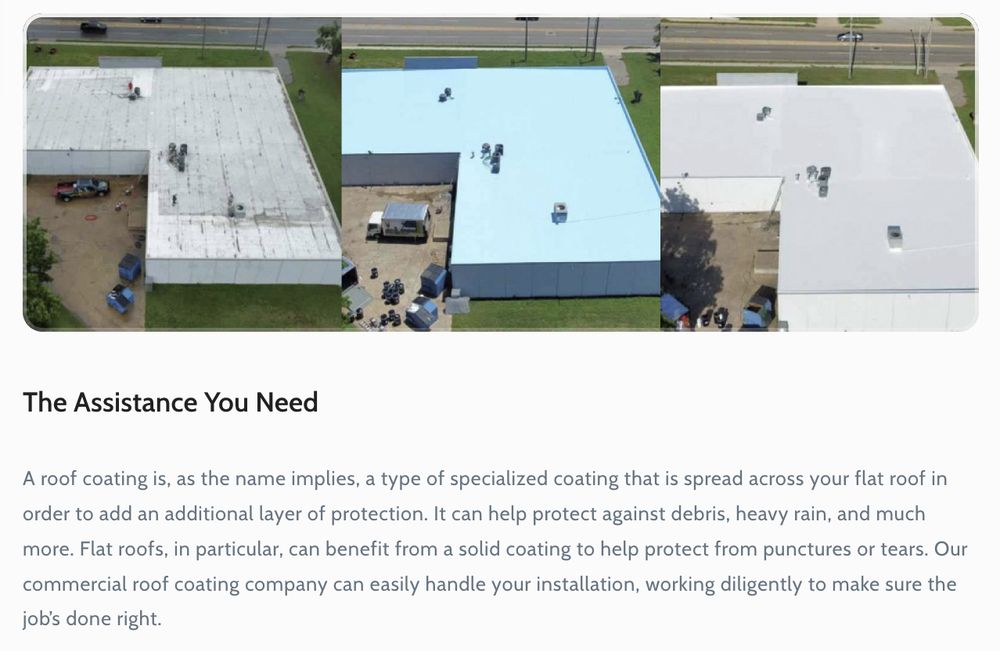 Slide of High Vantage Roof Coatings