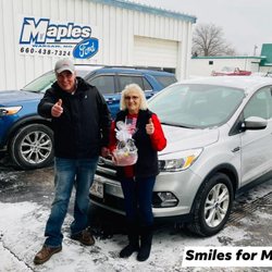 Maples Ford - Congratulations!! Thank you for allowing us to earn your business!!