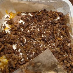 Tacos Isaac - Asada fries with added beans and no guacamole. So good