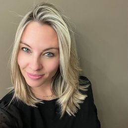 Blonde balayage and cut Blonde balayage and cut