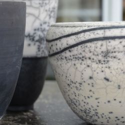 Raku Collection by Ceramicist Lauren Gelgore Kaplan