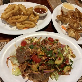 Thai Mazuki Restaurant - Fried calamari, beef salad, gyoza A5 Gyoza (6 Pcs) A8 Fried Calamari A9 Beef Salad - Thai Near Me - Lawton, Oklahoma Thai Mazuki Restaurant - Fried calamari, beef salad, gyoza A5 Gyoza (6 Pcs) A8 Fried Calamari A9 Beef Salad - Thai Near Me - Lawton, Oklahoma