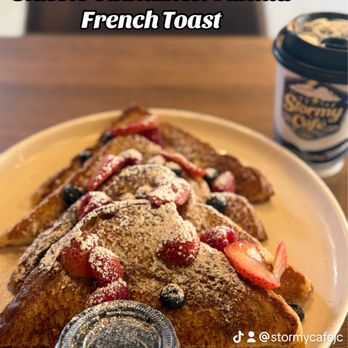 Stormy cafe - Classic Cinnamon Vanilla French Toast - Halal Near Me - Jersey City, New Jersey Stormy cafe - Classic Cinnamon Vanilla French Toast - Halal Near Me - Jersey City, New Jersey