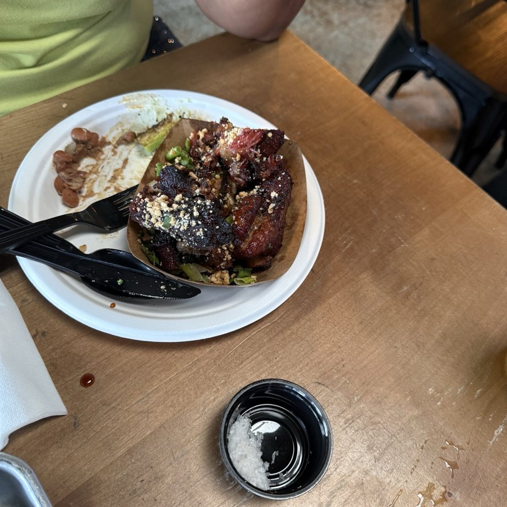 Hometown Bar-B-Que - Rib tips with cashew nut dust particles! Horrible! - Barbeque Near Me - Miami, Florida Hometown Bar-B-Que - Rib tips with cashew nut dust particles! Horrible! - Barbeque Near Me - Miami, Florida