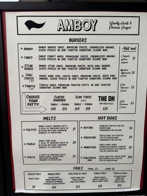 Menu photo 3 Amboy Los Angeles, CA