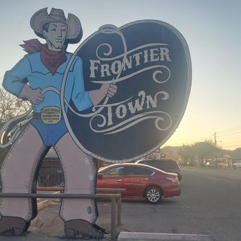 El Encanto - Frontier Town across the street.  Little shops (closed by 6pm), and, a venue for weddings and celebrations. - Mexican Near Me - Cave Creek, Arizona