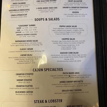 Pappadeaux Seafood Kitchen - Apps and other item menu - Cajun/Creole Near Me - Marietta, Georgia Pappadeaux Seafood Kitchen - Apps and other item menu - Cajun/Creole Near Me - Marietta, Georgia