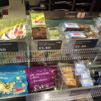 Sainsbury's - Some gluten free snacks in the café - Grocery Near Me - Ellesmere Port, CHE