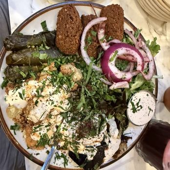 Ayat - Ditmas Park - Vegan Platter - Middle Eastern Near Me - Brooklyn, New York