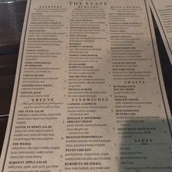 The State - Menu - Nov 2017 - Whiskey Bars Near Me - Rancho Cucamonga, California The State - Menu - Nov 2017 - Whiskey Bars Near Me - Rancho Cucamonga, California