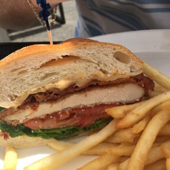 The Rye Grill & Bar - Chicken cutlet sandwich close up - Diners Near Me - Rye, New York