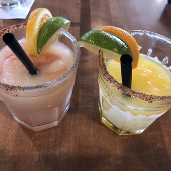 Cocina Madrigal - Blended prickly pear margarita (half sugar half spicy) Blended mango margarita (half sugar half spicy) - Tacos Near Me - Phoenix, Arizona Cocina Madrigal - Blended prickly pear margarita (half sugar half spicy) Blended mango margarita (half sugar half spicy) - Tacos Near Me - Phoenix, Arizona