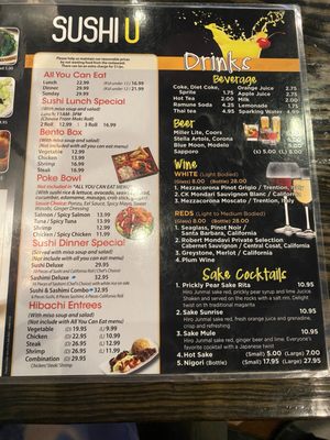 Menu photo 4 Sushi U Crystal Lake, IL