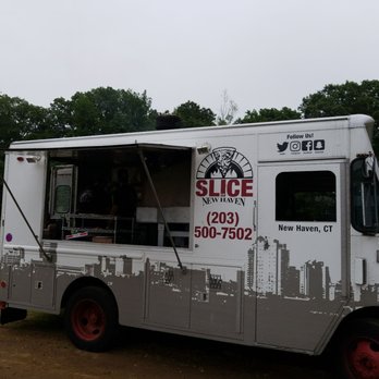 Slice of New Haven - a food truck parked in a field - Food Trucks Near Me Slice of New Haven - a food truck parked in a field - Food Trucks Near Me