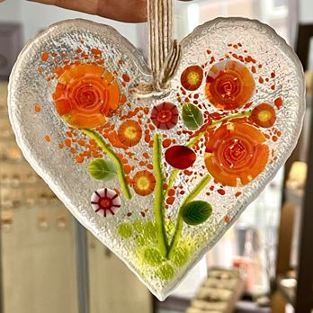 Fire Kissed Jewelry - Fused glass suncatcher! - Jewelry Near Me - Adamstown, Pennsylvania Fire Kissed Jewelry - Fused glass suncatcher! - Jewelry Near Me - Adamstown, Pennsylvania