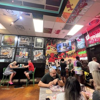 Devil Dawgs -  South State - Interior , the have seats but if it's buys you might have to wait. - Hot Dogs Near Me - Chicago, Illinois
