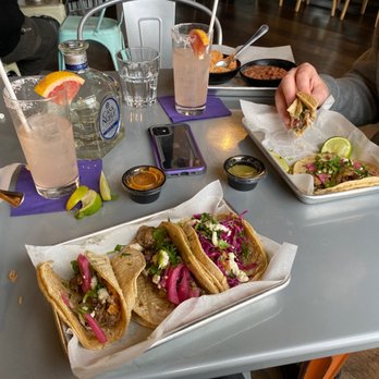 Taco + Bar - Carnitas tacos, blackened fish tacos, beans and rice. - Tacos Near Me - Holland, Michigan Taco + Bar - Carnitas tacos, blackened fish tacos, beans and rice. - Tacos Near Me - Holland, Michigan