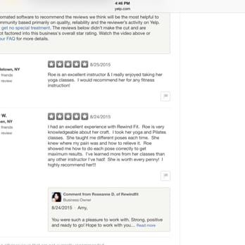 Rewindfit - Two 5 star reviews not recommended on my page, but here they are! - Yoga Near Me Rewindfit - Two 5 star reviews not recommended on my page, but here they are! - Yoga Near Me