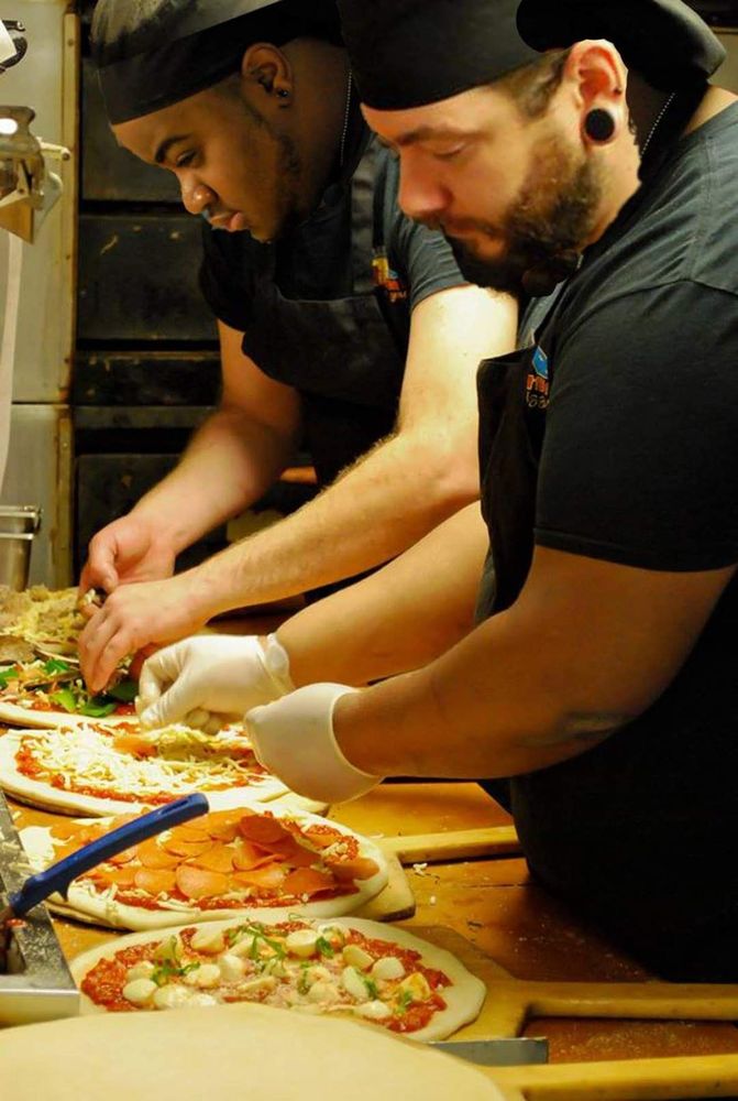Blue Highway Pizza Logo