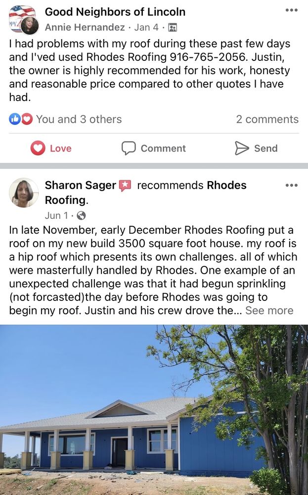 Slide of Rhodes Roofing