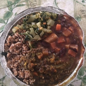 Vegans Delight - Bulgur, stew, lentils with bok choy. - Vegan Near Me - New York, New York