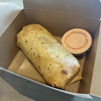 Sunrise Coffee - Big Bang Burrito (warmed + Cholula crema sauce - $13) - Coffee & Tea Near Me - Las Vegas, Nevada Sunrise Coffee - Big Bang Burrito (warmed + Cholula crema sauce - $13) - Coffee & Tea Near Me - Las Vegas, Nevada