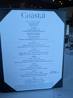 Menu photo 2 Coastal Kitchen Monterey Monterey, CA Menu photo 2 Coastal Kitchen Monterey Monterey, CA