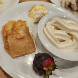 Dessert offerings.