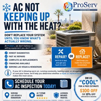 ProServ Las Vegas - Las Vegas summer is here. - Plumbing Near Me - Las Vegas, Nevada ProServ Las Vegas - Las Vegas summer is here. - Plumbing Near Me - Las Vegas, Nevada