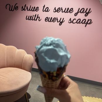 Stella's Ice Cream - Ahwatukee - Waffle cone single scoop Blue Moon - Ice Cream & Frozen Yogurt Near Me - Phoenix, Arizona Stella's Ice Cream - Ahwatukee - Waffle cone single scoop Blue Moon - Ice Cream & Frozen Yogurt Near Me - Phoenix, Arizona