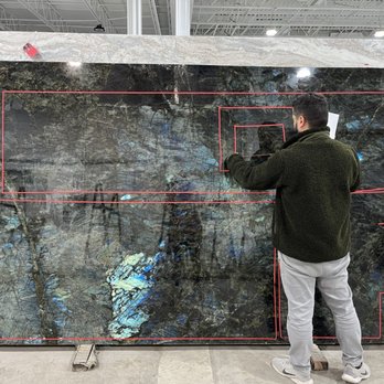 United Granite PA - Henry napping out the template. - Countertop Installation Near Me - Trooper, Pennsylvania