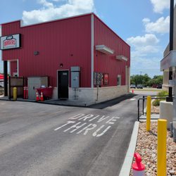 Drive through.. the truck is going