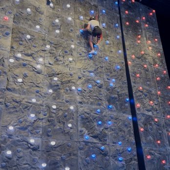 Pinstack - Huge rock climbing wall - Bowling Near Me - Sterling, Virginia
