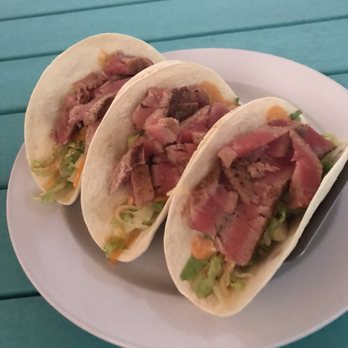 Splash by the Sea - Sashimi grade ahi tuna tacos - Seafood Near Me - North Topsail Beach, North Carolina