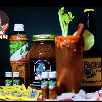 Badass Michelada - a bloody bloody drink and a bottle of beer - Beer, Wine & Spirits Near Me Badass Michelada - a bloody bloody drink and a bottle of beer - Beer, Wine & Spirits Near Me