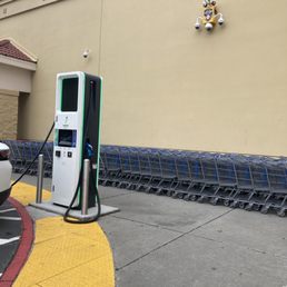 Ev charging closed to the store