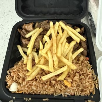 BoriChino Restaurant - Pepper Steak Combination - Puerto Rican Near Me - Orange City, Florida