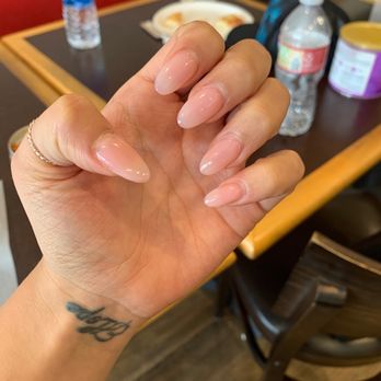 Mk Nails - Three weeks since getting them done! Wow!! - Waxing Near Me - Mission Viejo, California Mk Nails - Three weeks since getting them done! Wow!! - Waxing Near Me - Mission Viejo, California