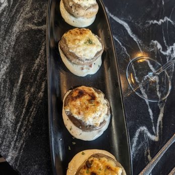The Vault - Crab stuffed mushrooms - Seafood Near Me - Wyandotte, Michigan The Vault - Crab stuffed mushrooms - Seafood Near Me - Wyandotte, Michigan