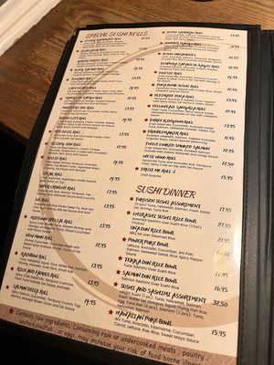 Menu photo 1 Ru San's Charlotte, NC