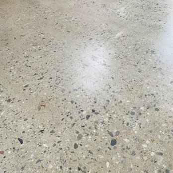 Natural Polishing Concrete - Note the satin finish of this beautiful terrazzo floor (the light from the window is softly reflected & diffused) - Masonry/Concrete Near Me - Placentia, California Natural Polishing Concrete - Note the satin finish of this beautiful terrazzo floor (the light from the window is softly reflected & diffused) - Masonry/Concrete Near Me - Placentia, California