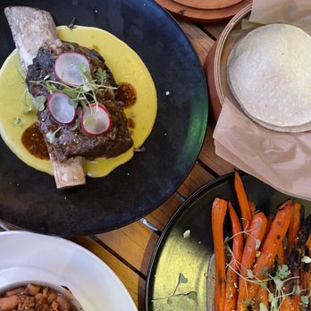 Leña Brava - Braised Short Rib, Ember-Roasted Carrots, Charro Beans - Seafood Near Me - Chicago, Illinois