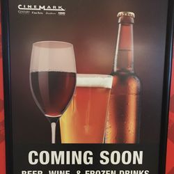 Cinemark Mall Del Norte - Beer, wine and frozen adult beverages coming in 2017!