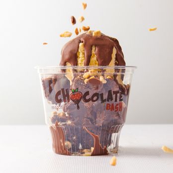 Chocolate Bash - Build Your Own (BYO) cup with brownies, nuts, vanilla ice cream and Belgian milk chocolate - Desserts Near Me - Anaheim, California Chocolate Bash - Build Your Own (BYO) cup with brownies, nuts, vanilla ice cream and Belgian milk chocolate - Desserts Near Me - Anaheim, California