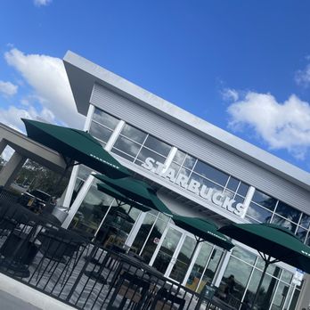 Starbucks - the outside of a starbucks coffee shop - Coffee & Tea Near Me - Orlando, Florida