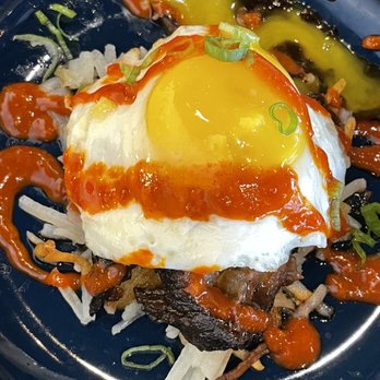 Incheon Restaurant - Galbi - short rib hash, fried egg, kimchi, chojang - Korean Near Me - Annandale, Virginia Incheon Restaurant - Galbi - short rib hash, fried egg, kimchi, chojang - Korean Near Me - Annandale, Virginia