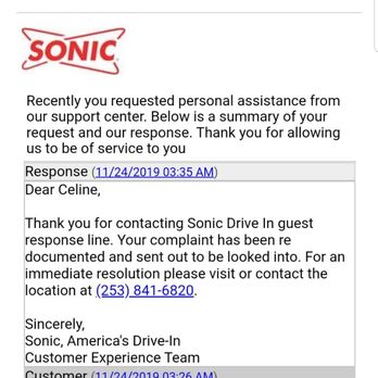 Sonic Drive-In - Fast Food Near Me - Puyallup, Washington