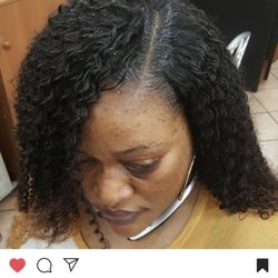 Yaya sister’s African hair braiding - Swin done by me