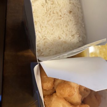 Best China - a takeout box with rice and chicken - Chinese Near Me - Iowa City, Iowa