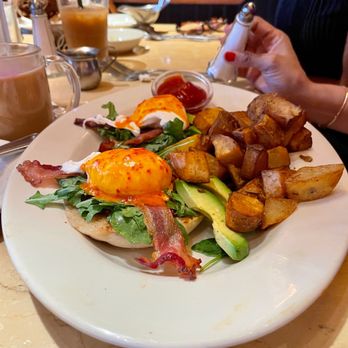 The Cheesecake Factory - Eggs Benedict with Canadian Bacon and Hollandaise* - Desserts Near Me - Lawrenceville, New Jersey The Cheesecake Factory - Eggs Benedict with Canadian Bacon and Hollandaise* - Desserts Near Me - Lawrenceville, New Jersey